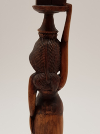 Holzfigur Afrikaner