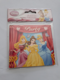 Uitnodigingskaarten Disney 5 stuks