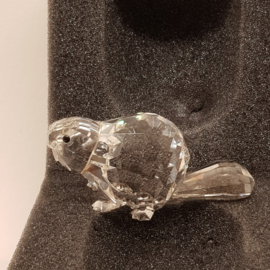 Swarovski Silver Crystal Bever met doos en certificaat