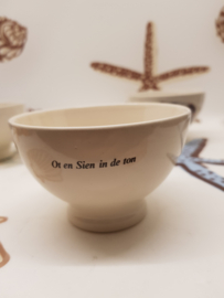 Ot en Sien 3 kleine schaaltjes met tekst