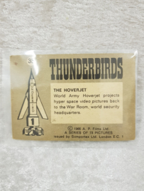 The Thunderbirds nr.35 The Hoverjet Tradecard
