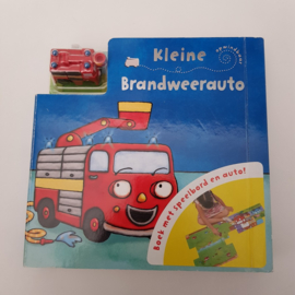 Kleine Brandweerman boek met speelbord 9789036629898