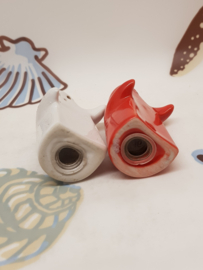 Salt and Pepper Shakers Greeting People