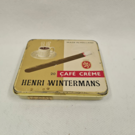 Cafe Creme Henri Wintermans oud sigaren blikje