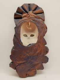 Venetiaans masker papier mache met keramiek