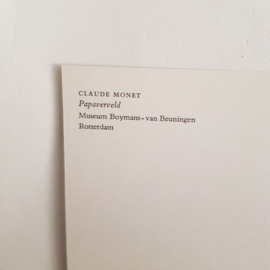 Claude Monet het Papaverveld Briefkaart