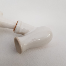 Porcelain Pipe (Stummel) with connecting piece