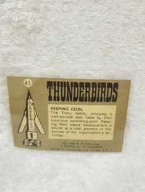 Die Thunderbirds Nr.41 Keeping Cool Tradecard