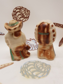 Western Salt and Pepper Biscuit Porzellan