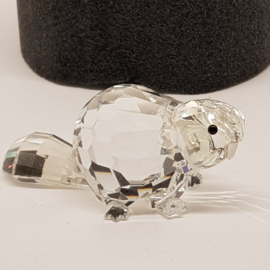 Swarovski Silver Crystal Beaver mit Box und Zertifikat