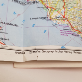 Autokarte 1982 Shell Deutschland