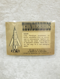 Die Thunderbirds No.13 Gear Tradecard