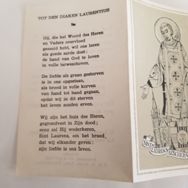 Gebetskarte Gebet für unsere Diözese von 1959