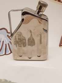 Volvo Penta Chrom-Taschenflasche für Getränke