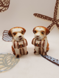 Saint Bernard dogs as salt and pepper shakers