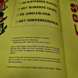 Suske en Wiske stripboek met o.a. de kleppende klipper