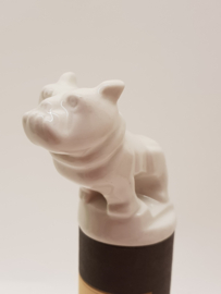 Mack Bulldog Flaschenverschluss aus Porzellan - sehr selten