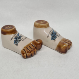 Feet from Cyprus as a salt and pepper shaker