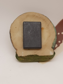 Kühlschrankmagnet Ot und Sien im Fass