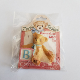 Broche met de letter B Cherished Teddies 203297B