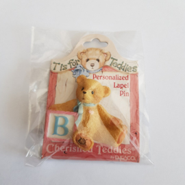 Brooch with the letter B Cherished Teddies 203297B
