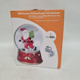 Snowbol music box Santa Claus