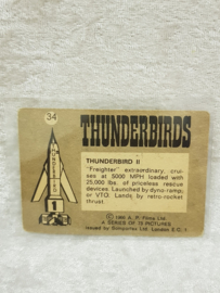 The Thunderbirds No.34 Thunderbird II Tradecard