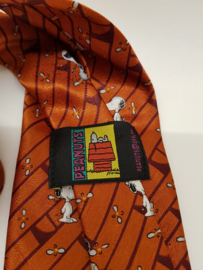 Snoopy gold/orange tie