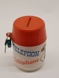 Phone money jar 1960s