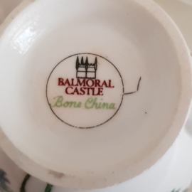 Balmoral Castle Bone China 2 antique teacups