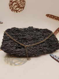 Vintage Halskette 90er Jahre goldfarben 47cm