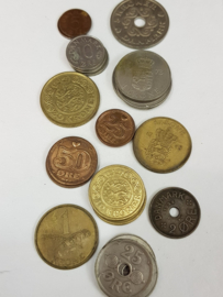 Dänemark 22 verschiedene Münzen