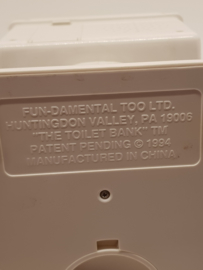 The toilet Bank toilet spaarpot met geluid