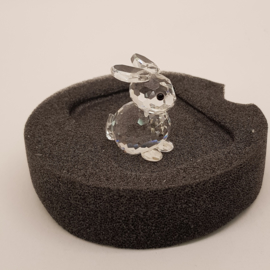 Swarovski Silver Crystal Hare Mini mit Box