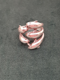 Delfin Kinderring 925 Silber