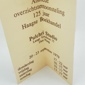 Lesezeichen 125 Jahre s-Gravenhaagsche Buchhändler