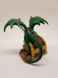 Efteling Fairytale Tree Dragon on treasure chest piggy bank