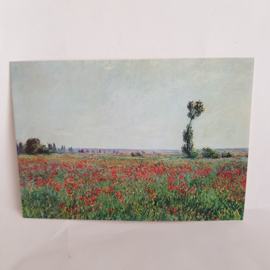 Claude Monet het Papaverveld Briefkaart