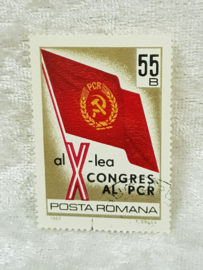 Postzegels Romina gestempeld 9x