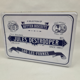 De Strooper Jules Belgian tin blue / white