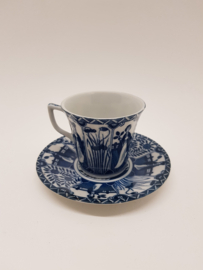 Vintage Tasse und Untertasse Long Lijs