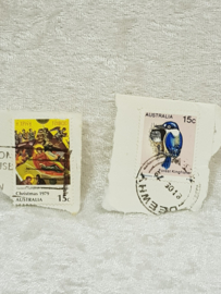 2 Postzegels Australië 1979