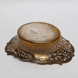 Brass vintage bonbon dish