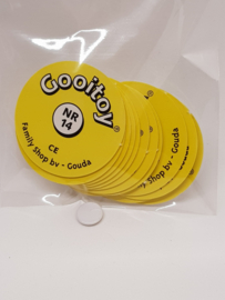 Flippos from Gooitoy Family Shop Gouda1 to 15 without insert