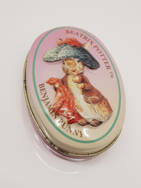 Benjamin Bunny old soap tin