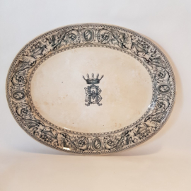 Thomas Minton & Co large majolica bowl 1862