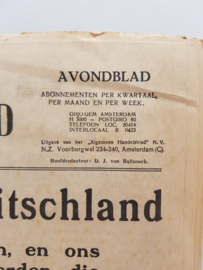 Algemeen Handelsblad Freitag, 10. Mai 1940