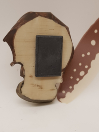 Kühlschrankmagnet unter Mamas Regenschirm