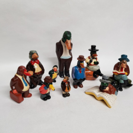 Wise men ducks figurines 10 pieces