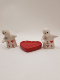 Peper en Zoutstel Begroetende mensen - Love